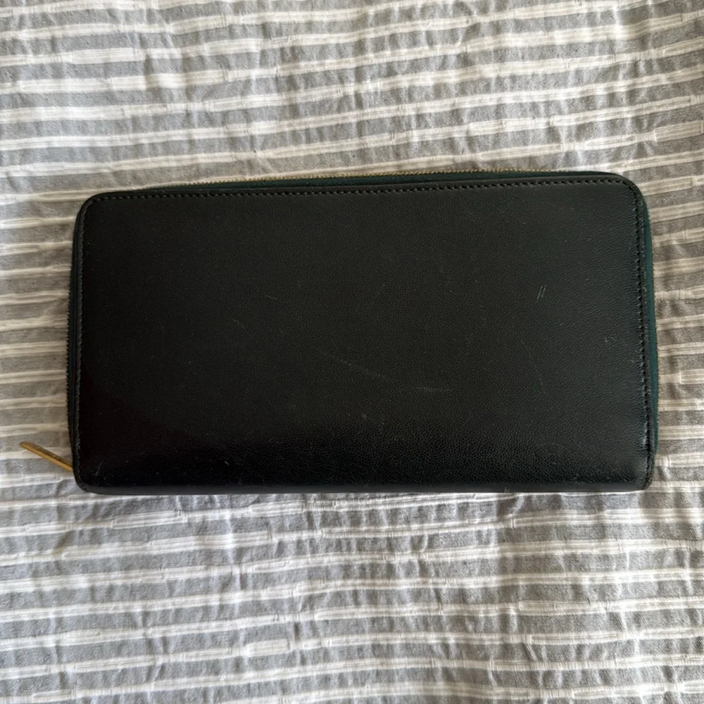 Dark Green Celine Zip Around Wallet - Picture 5 of 7